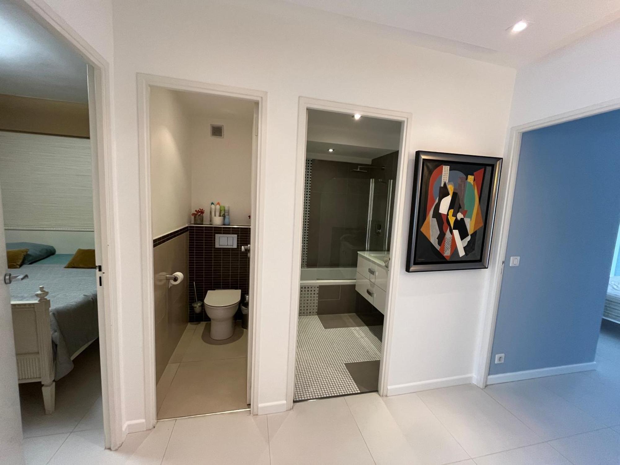 Appartement Calme Familial 3 Ch Avec Terrasses Juan-les-Pins Luaran gambar